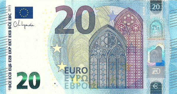 (024) European Union P28FM - 20 Euro (2015-Lagarde)